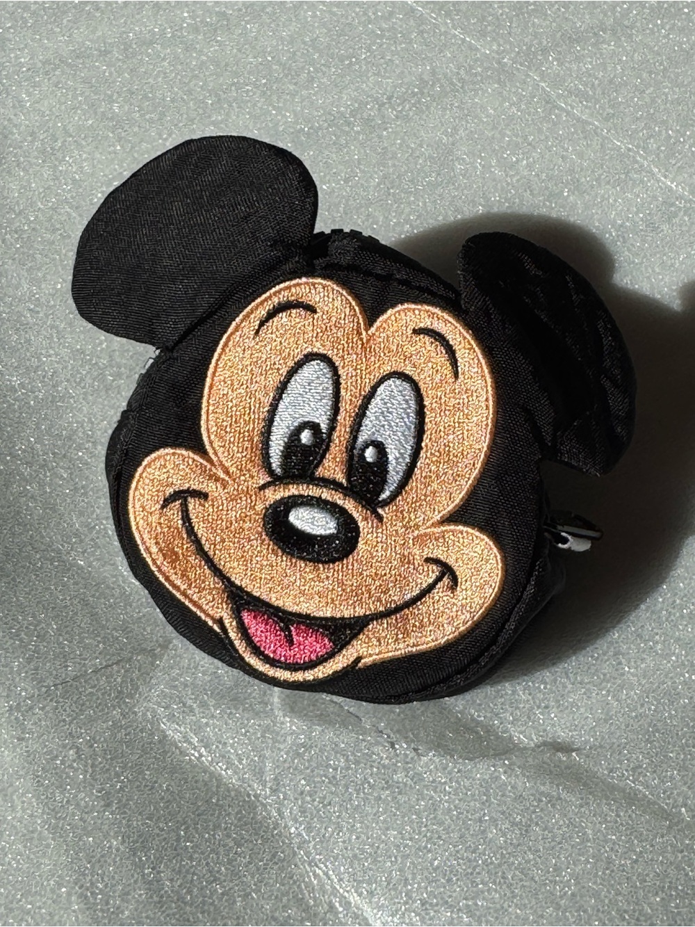 Disney x BAGGU Mickey Mouse Embroidered Bag Charm Pouch